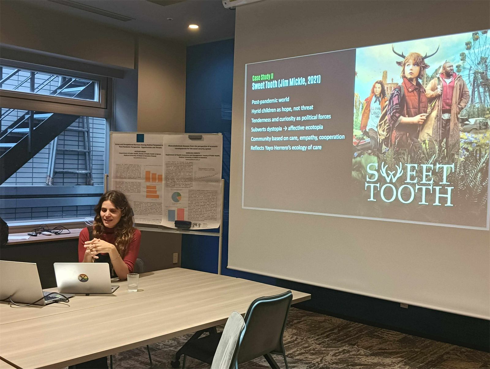 Speaker presenting at a JSIC conference